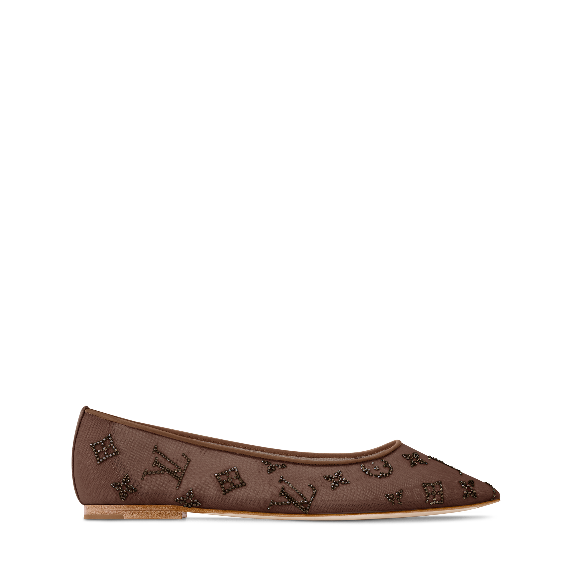 靴 Louis Vuitton Monogram Ballet Shoes BK WMNS) LOUIS VUITTON LV Nina Flat Ballerina Shoes 'Black